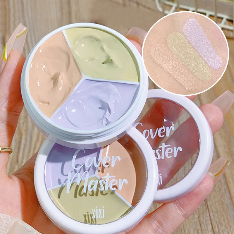 LuxuryGlow 3-in-1 Color Correcting Concealer Stick | Covers Acne, Dark Circles, Blemishes