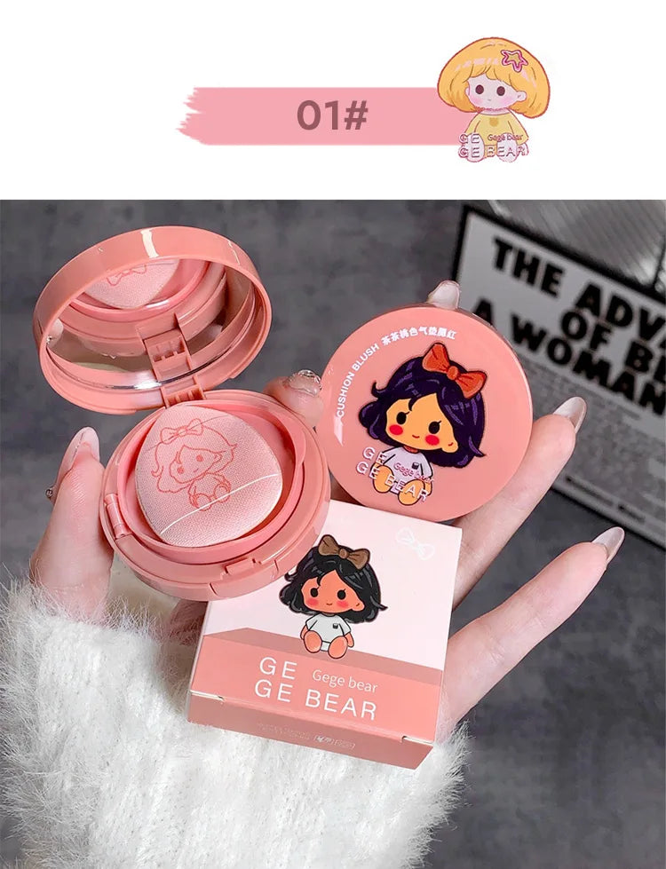 Gege Bear Cushion Blush by Gege Bear – Long-Lasting, Blendable & Whitening Finish