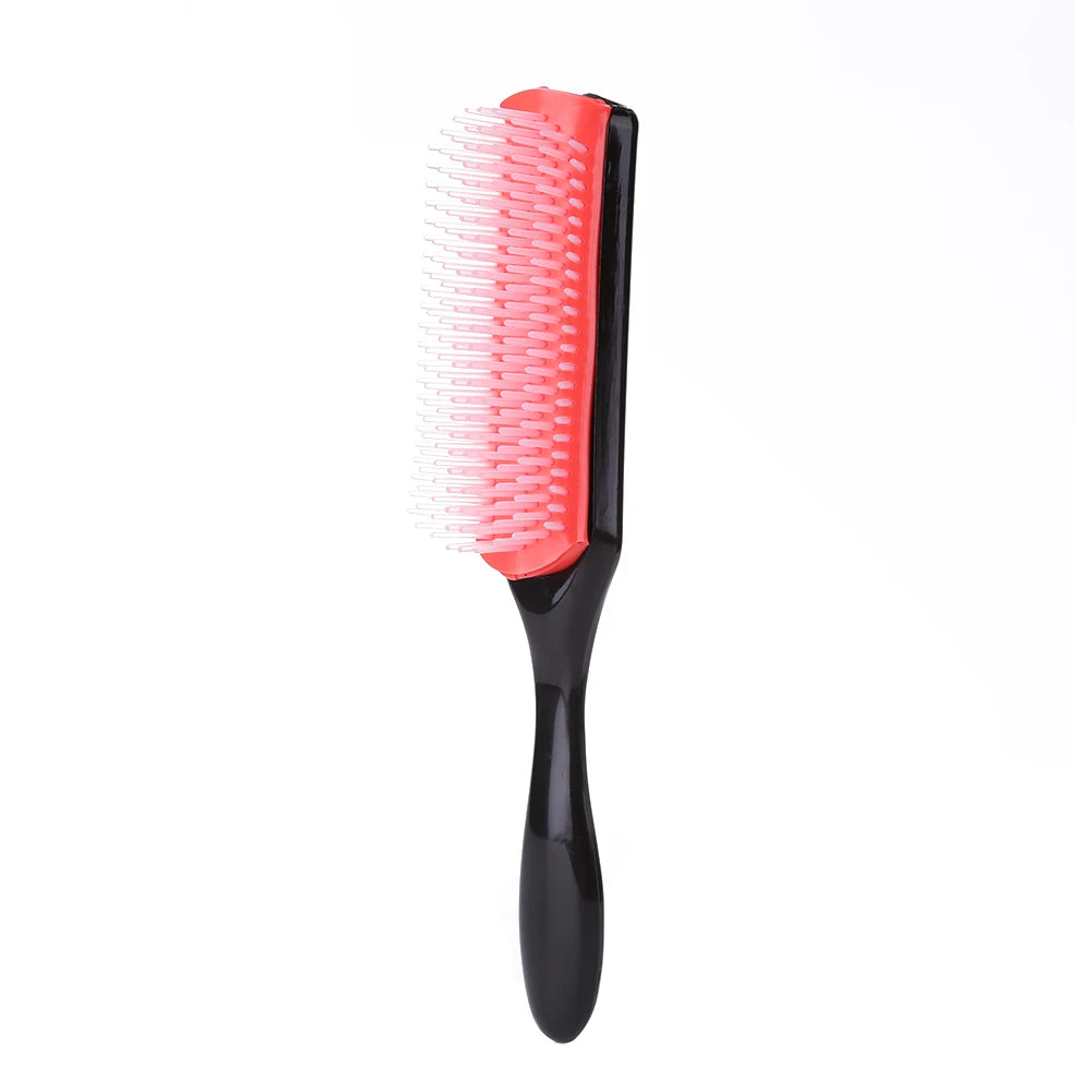 APWIKOGER 9-Row Detangling Hair Brush – Wet & Curly Hair Detangler with Scalp Massager