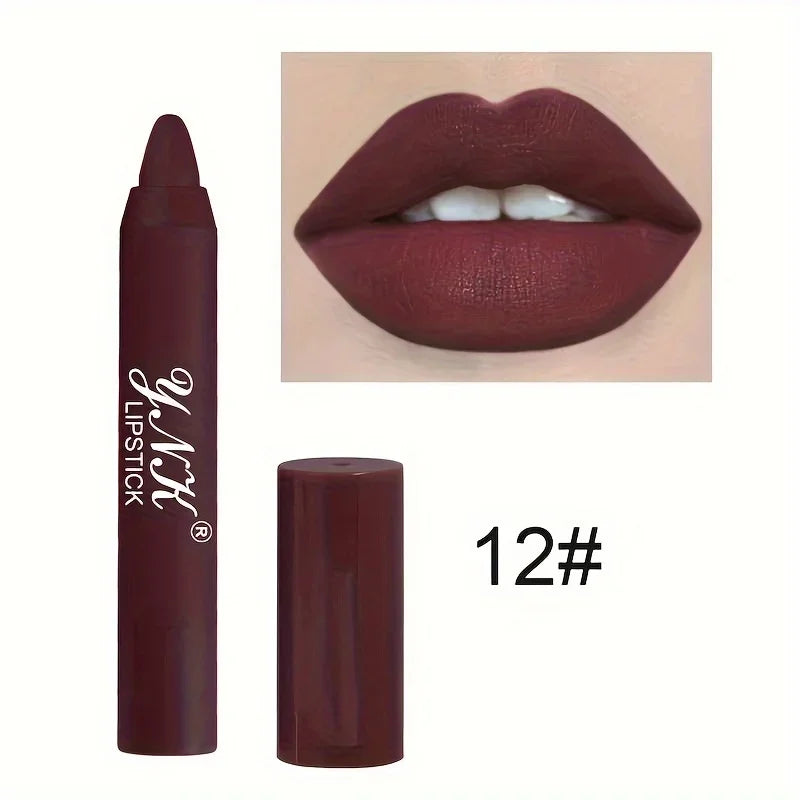 Lápiz labial mate LuxuryGlow Velvet | Tinte labial nude resistente al agua y de larga duración