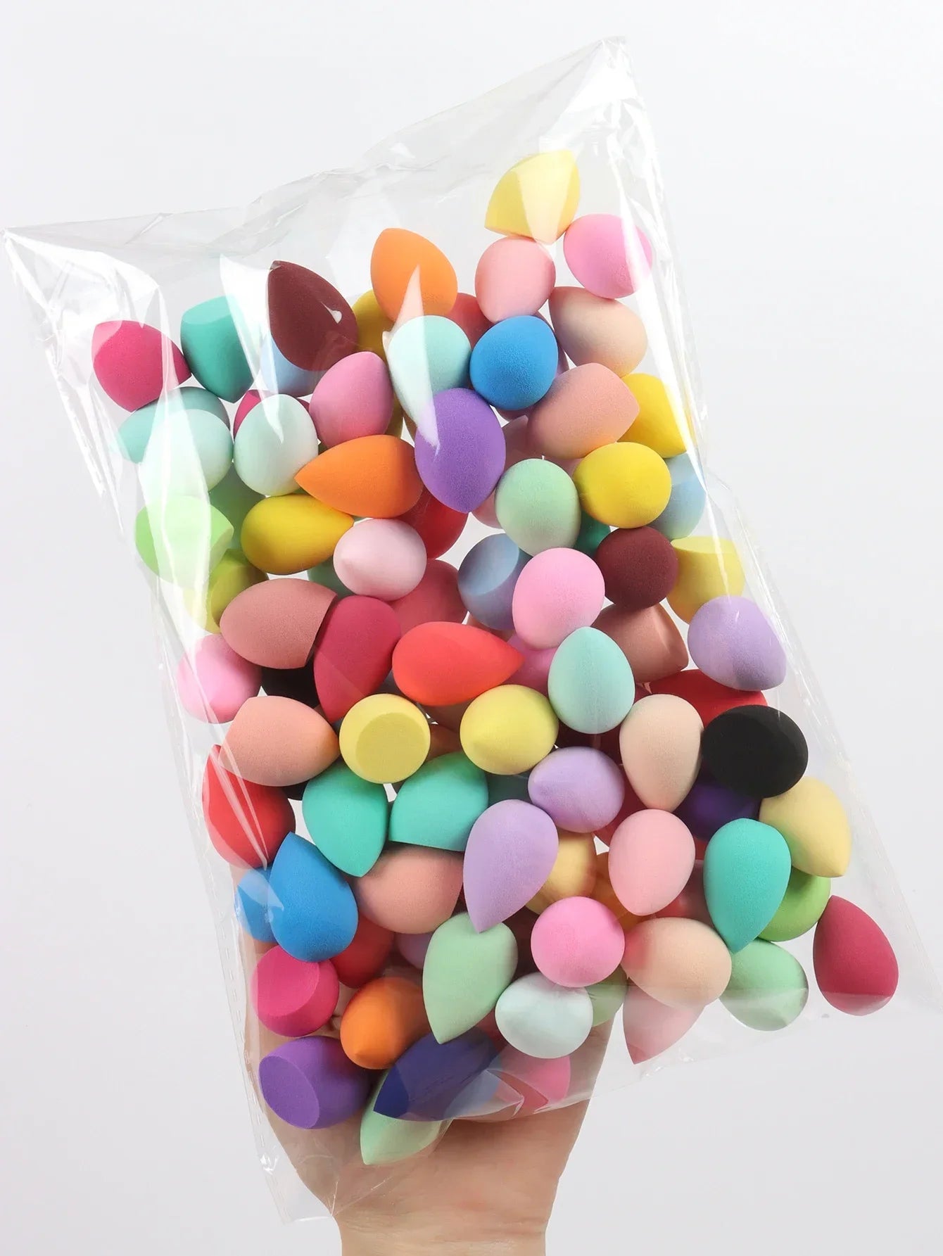ZXZZS Mini Makeup Sponge Eggs – 10/20/50/100 Pack | Multi-Color Foundation Blending Puff