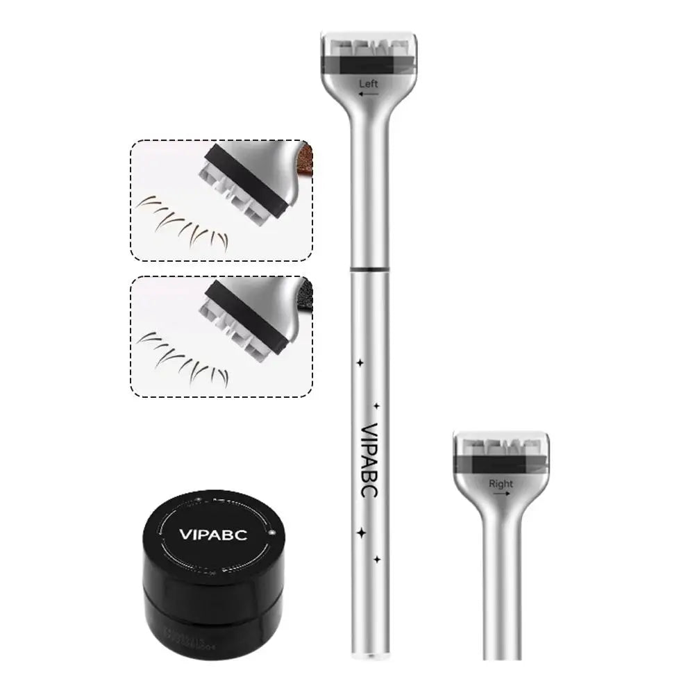 LuxuryGlow 2-in-1 Reusable Eyelash Ink Seal & Eyeliner Pen – Fast-Dry, Natural Look