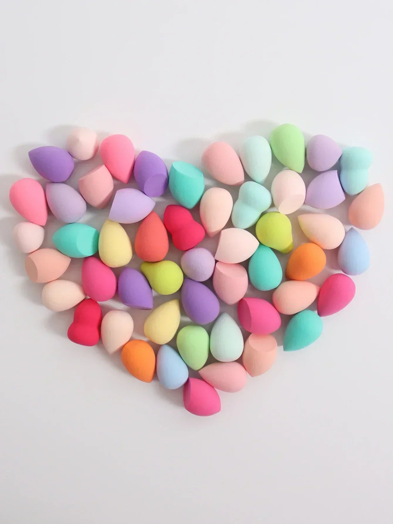 ZXZZS Mini Makeup Sponge Eggs – 10/20/50/100 Pack | Multi-Color Foundation Blending Puff