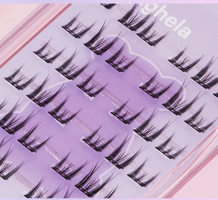 LuxuryGlow Fairy Glue-Free DIY False Eyelashes | Easy Rebound & No-Removal Lashes