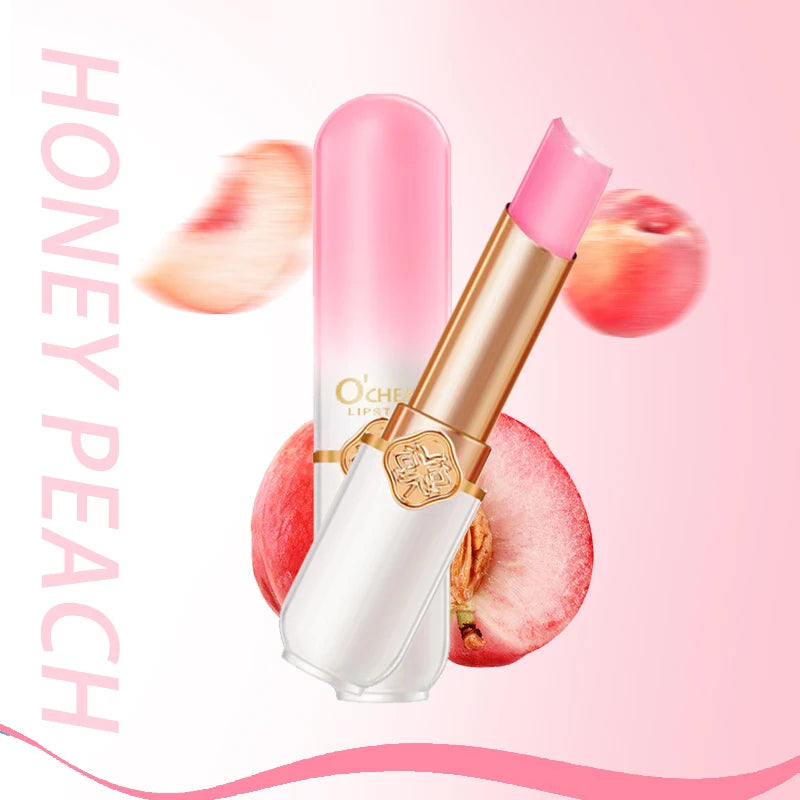 Bálsamo labial de frutas que cambia de color OCHEAL: duradero e hidratante