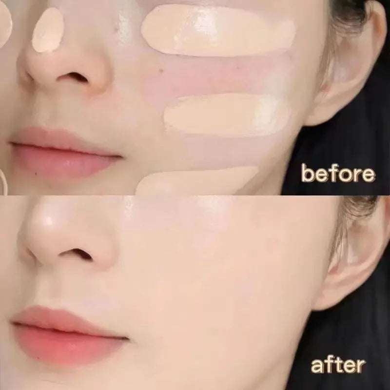 كريم أساس سائل عالي التغطية من LuxuryGlow - قاعدة مقاومة للماء والتحكم في الزيوت