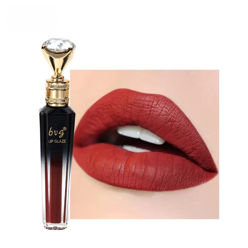 BVG Velvet Matte Lip Gloss – Long-Lasting, Waterproof & Non-Stick Color