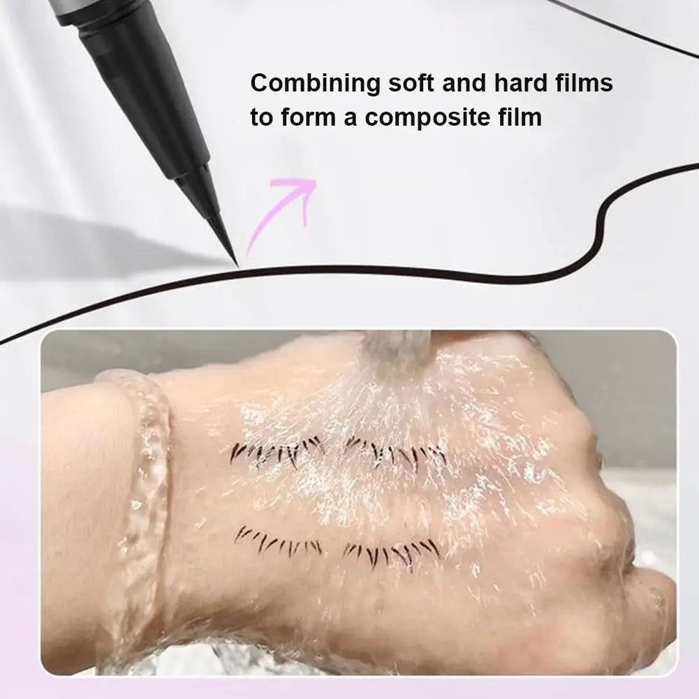 LuxuryGlow 2-in-1 Reusable Eyelash Ink Seal & Eyeliner Pen – Fast-Dry, Natural Look