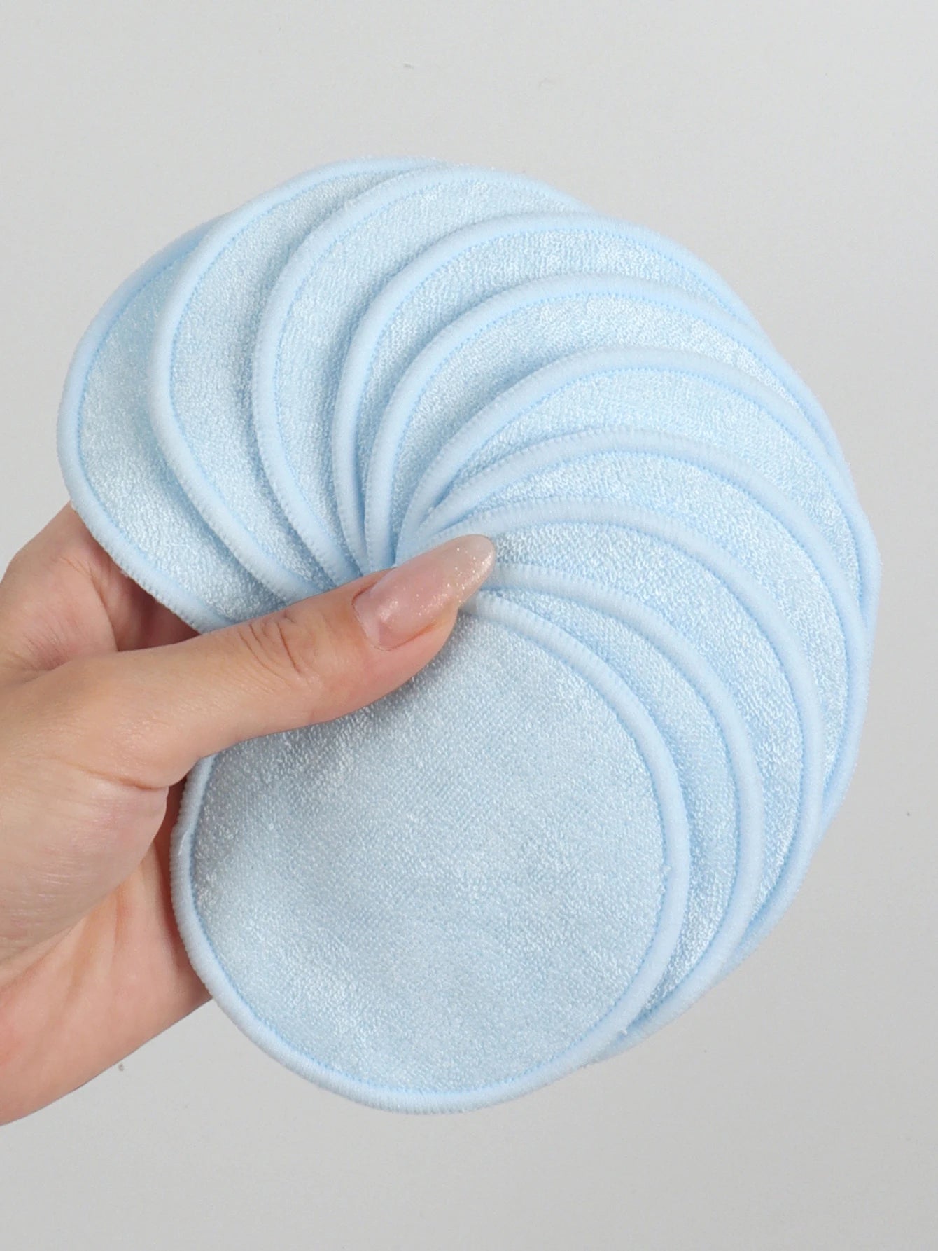 LuxuryGlow Reusable Makeup Remover Pads – 5/10/20 Pack Washable Face Puffs