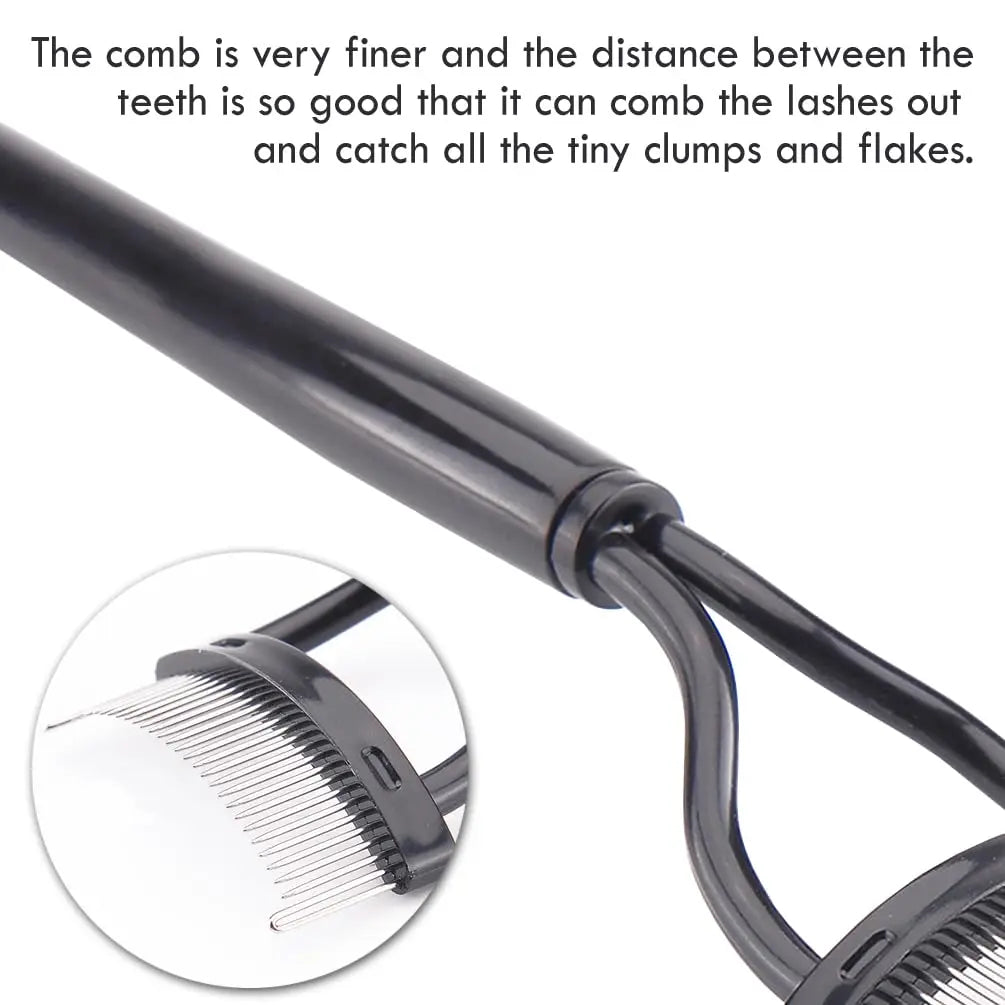 LuxuryGlow Eyelash Comb Separator with Cover | Lash Definer & Mascara Applicator Tool