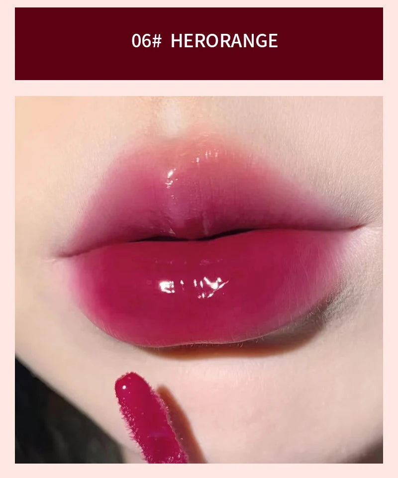 Laca de labios HERORANGE efecto cristal: brillo de espejo, hidratante y antimanchas (7 g)