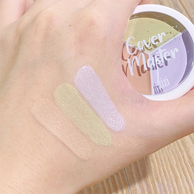 LuxuryGlow 3-in-1 Color Correcting Concealer Stick | Covers Acne, Dark Circles, Blemishes