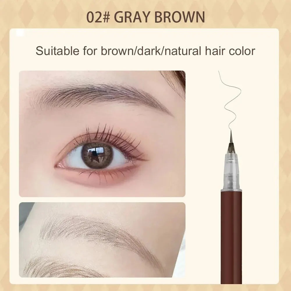 BIYA 0.01mm Ultra Fine Eyebrow Pen – Waterproof, Smudge-Proof & Natural Finish by BIYA