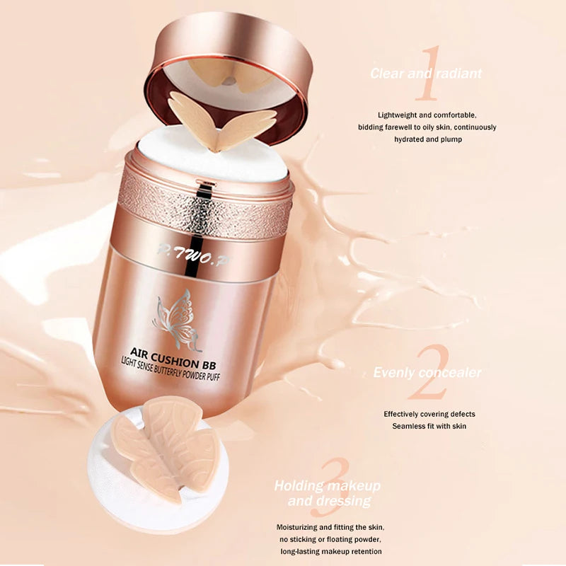 P.TWO.P Air Cushion BB Cream – Hydrating, Concealing & Oil-Control Foundation