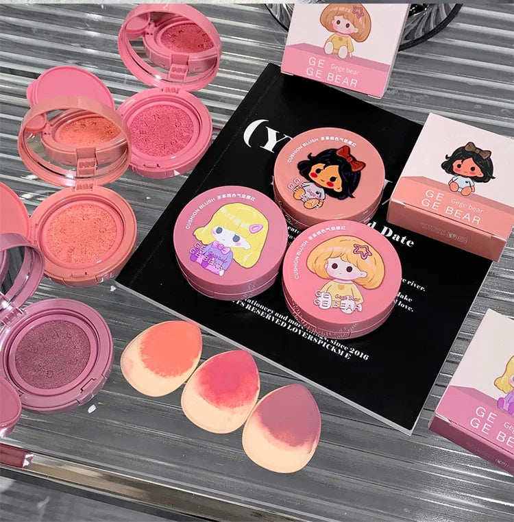 Gege Bear Cushion Blush by Gege Bear – Long-Lasting, Blendable & Whitening Finish