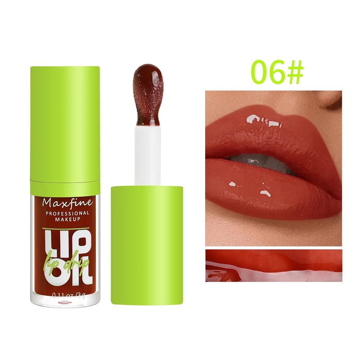 Bálsamo labial hidratante con brillo de labios: hidratante y voluminizador (6 ml)