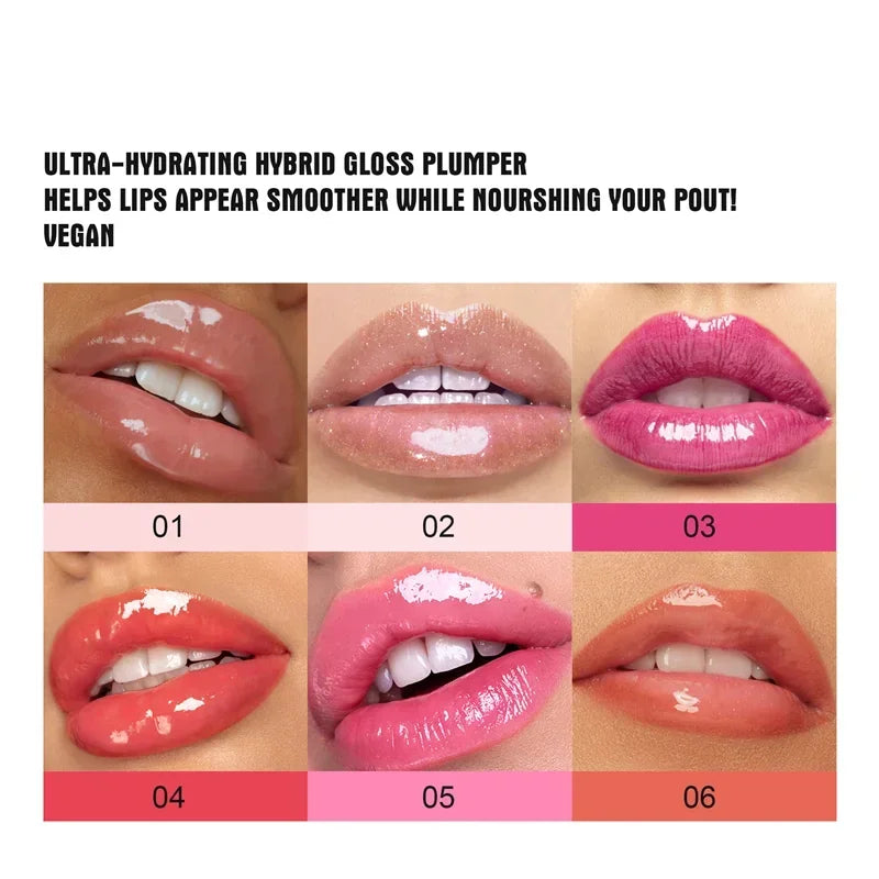 LuxuryGlow PLUMP POUT™ High-Shine Lip Plumping Gloss – Fuller Lips Instantly