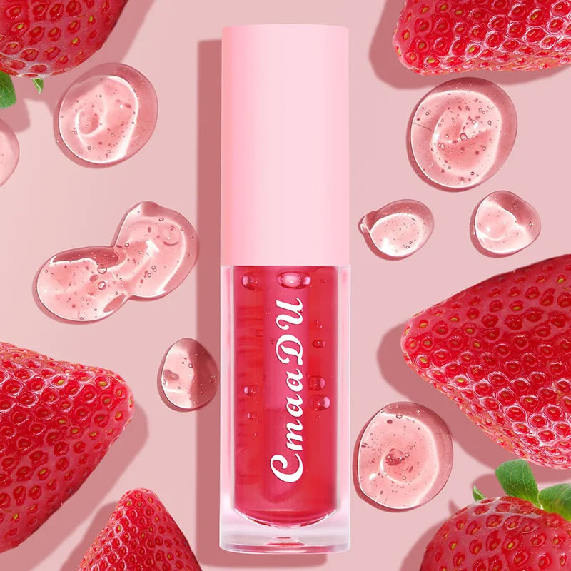 CMAADU 6-in-1 Color-Changing Lip Gloss Set – Fruity, Long-Lasting & Hydrating