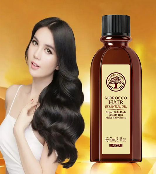 Aceite capilar de argán marroquí LAIKOU – Sérum nutritivo reparador para cabello seco (60 ml)