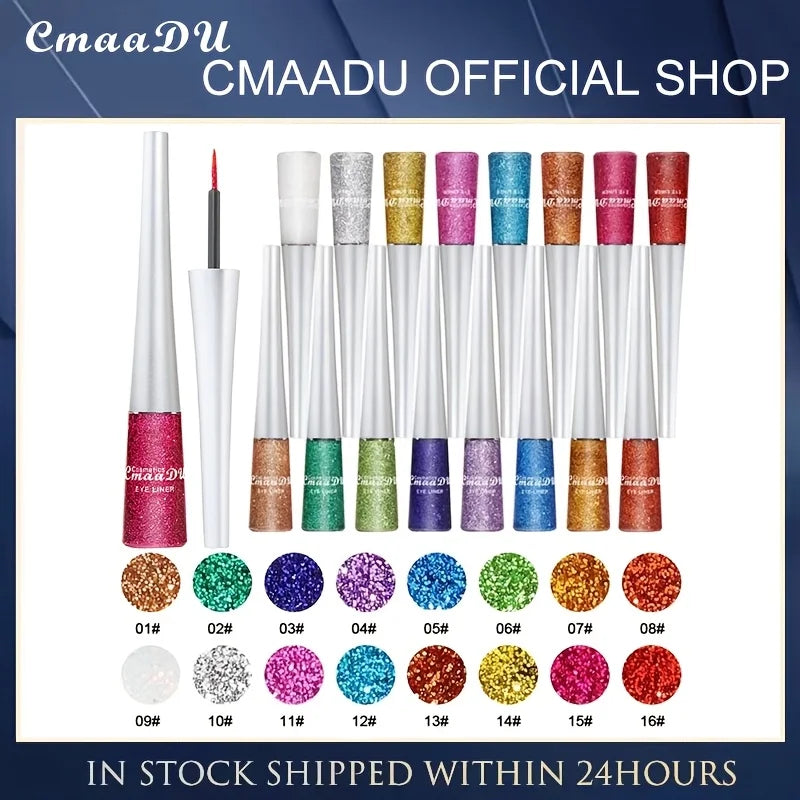 CMAADU ColorPop Liquid Eyeliner – Waterproof, Smudge-Proof & Long-Lasting