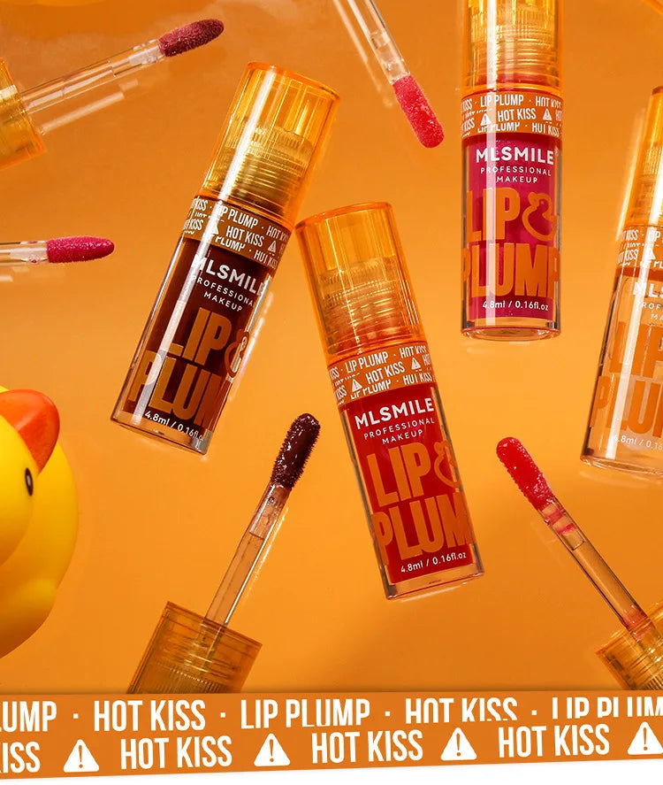MLSMILE Set de 3 aceites labiales hidratantes con fragancia frutal: hidratantes y brillantes