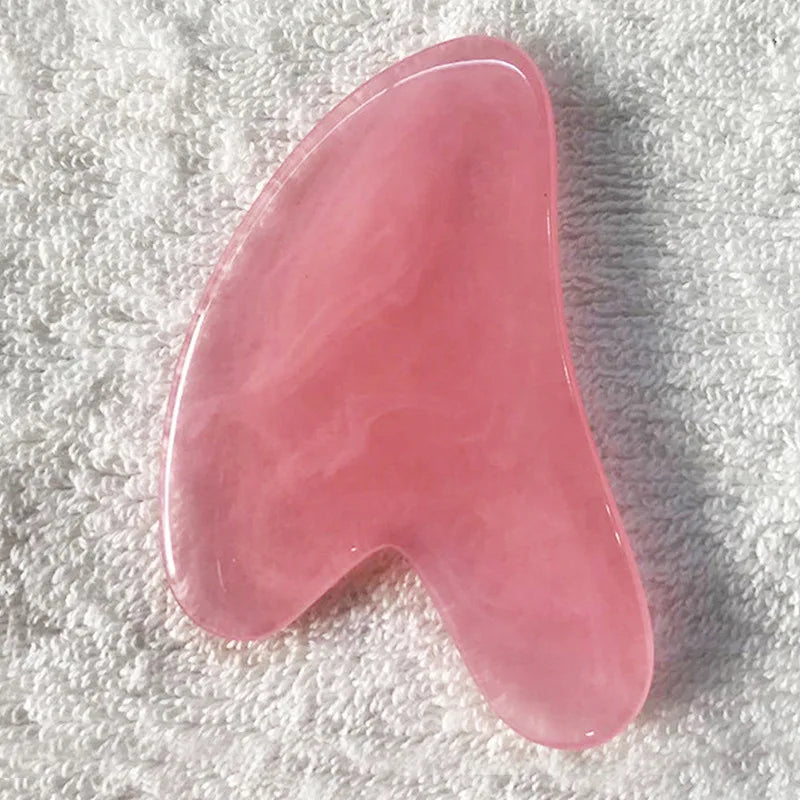 Herramienta de masaje Gua Sha YUKUI para rostro, cuello y cuerpo: Tabla de raspado de resina