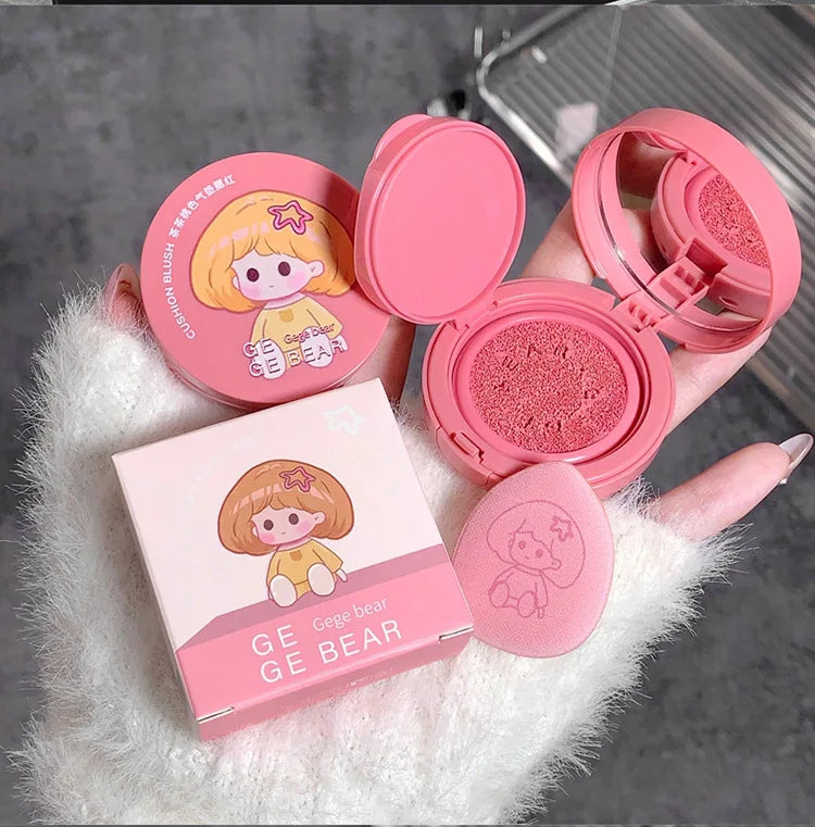 Gege Bear Cushion Blush by Gege Bear – Long-Lasting, Blendable & Whitening Finish