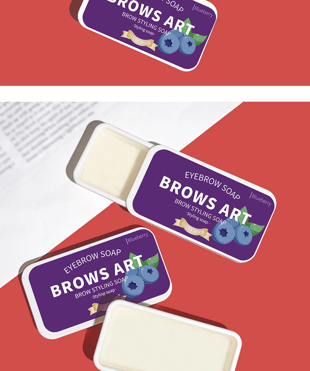 LuxuryGlow 4-Color Eyebrow Styling Wax – Waterproof, Natural Look & Long-Lasting Hold