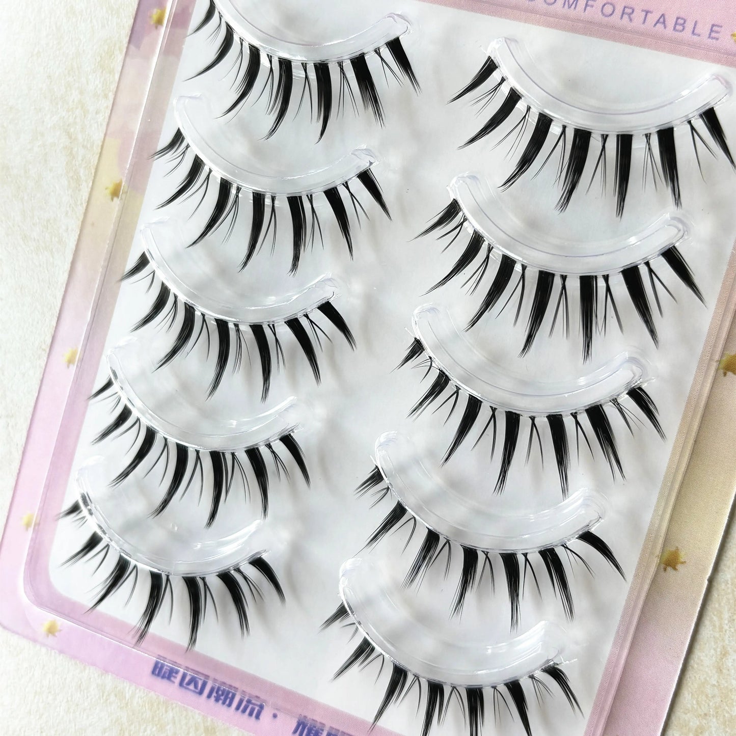 EYENGLE 5 Pairs Little Devil Cosplay False Eyelashes – Sweet Lolita Eye Lashes