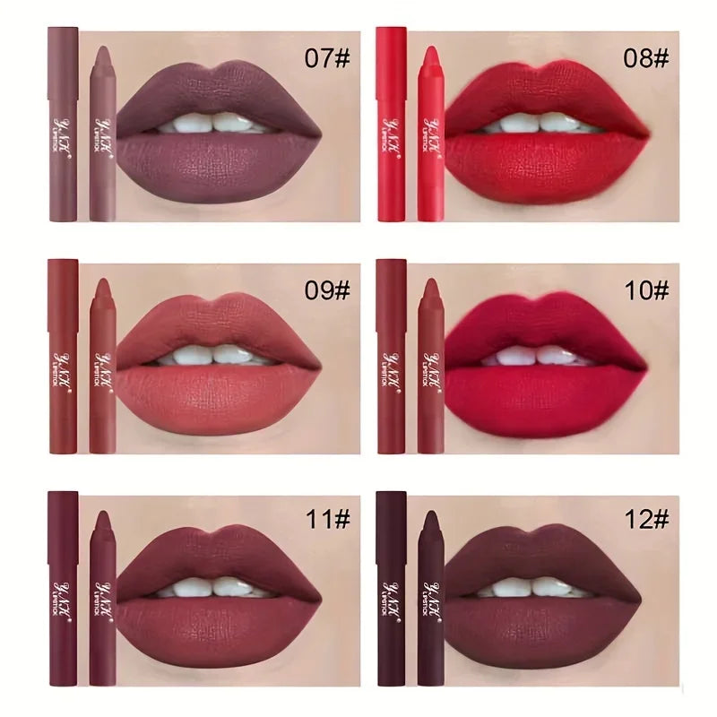 Lápiz labial mate LuxuryGlow Velvet | Tinte labial nude resistente al agua y de larga duración