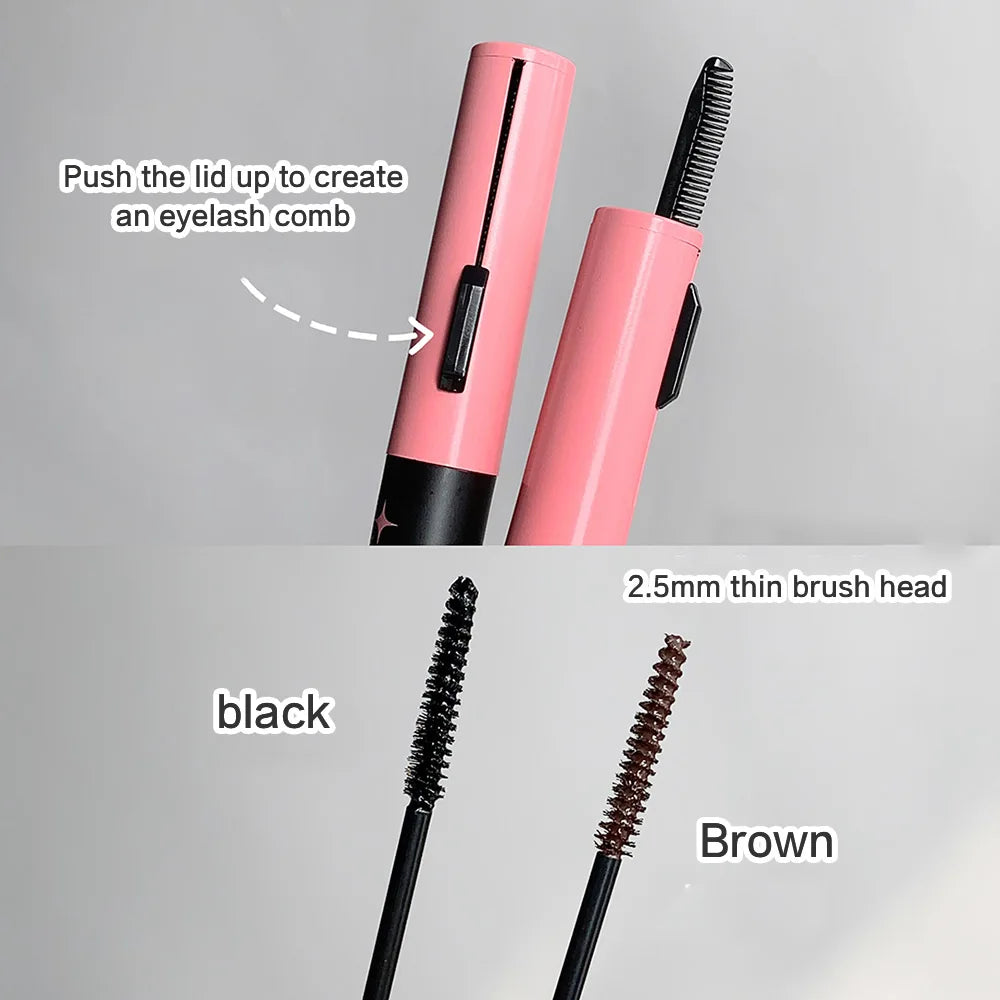 GegeBear Double-Ended Waterproof Mascara & Lash Primer – Long-Lasting, Curling Volume by GegeBear