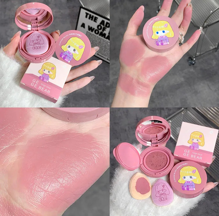 Gege Bear Cushion Blush by Gege Bear – Long-Lasting, Blendable & Whitening Finish