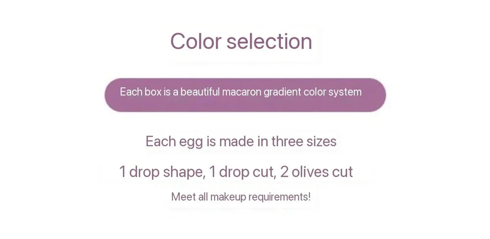 LuxuryGlow 4PCS Soft Makeup Sponge Blender Set – Flawless Foundation & Powder Puff