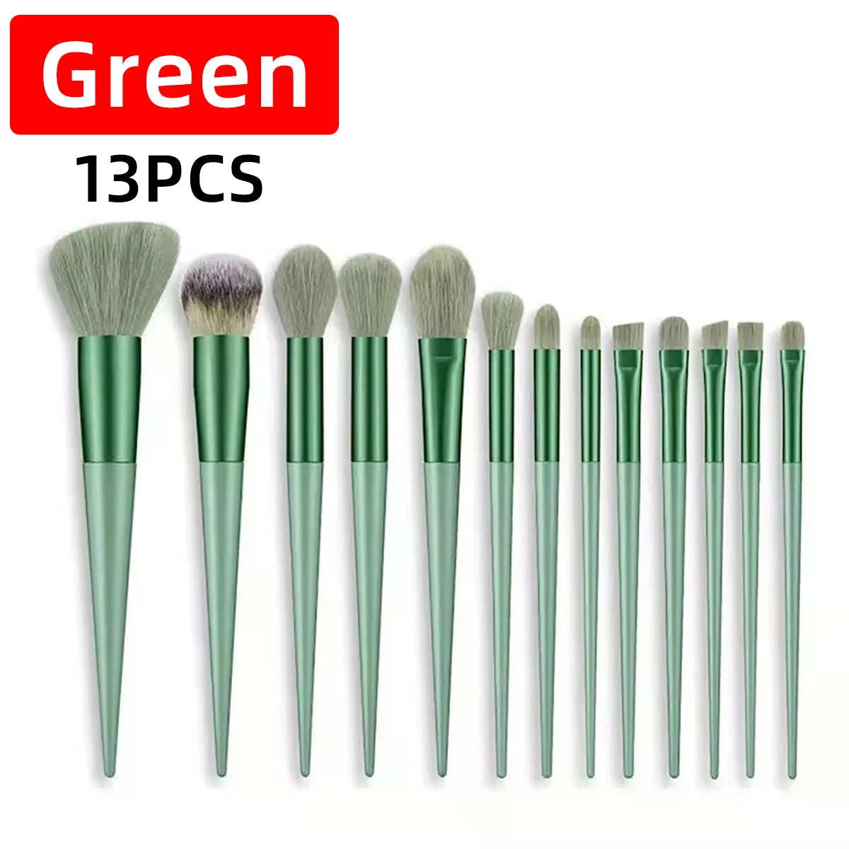 LuxuryGlow 13pcs Professional Makeup Brush Set – Soft Bristles with Travel Pouch