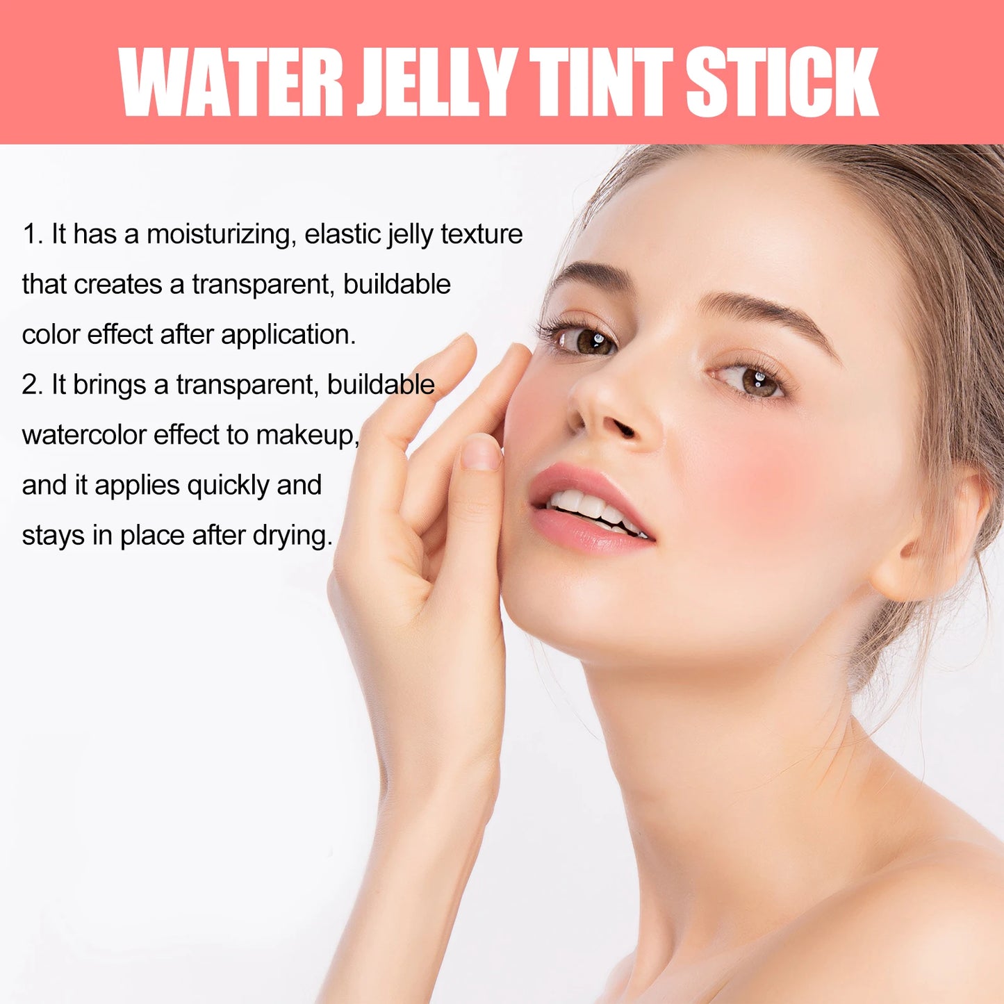 Eelhope 3-in-1 Milk Jelly Blusher Stick – Long-Lasting, Moisturizing & Brightening