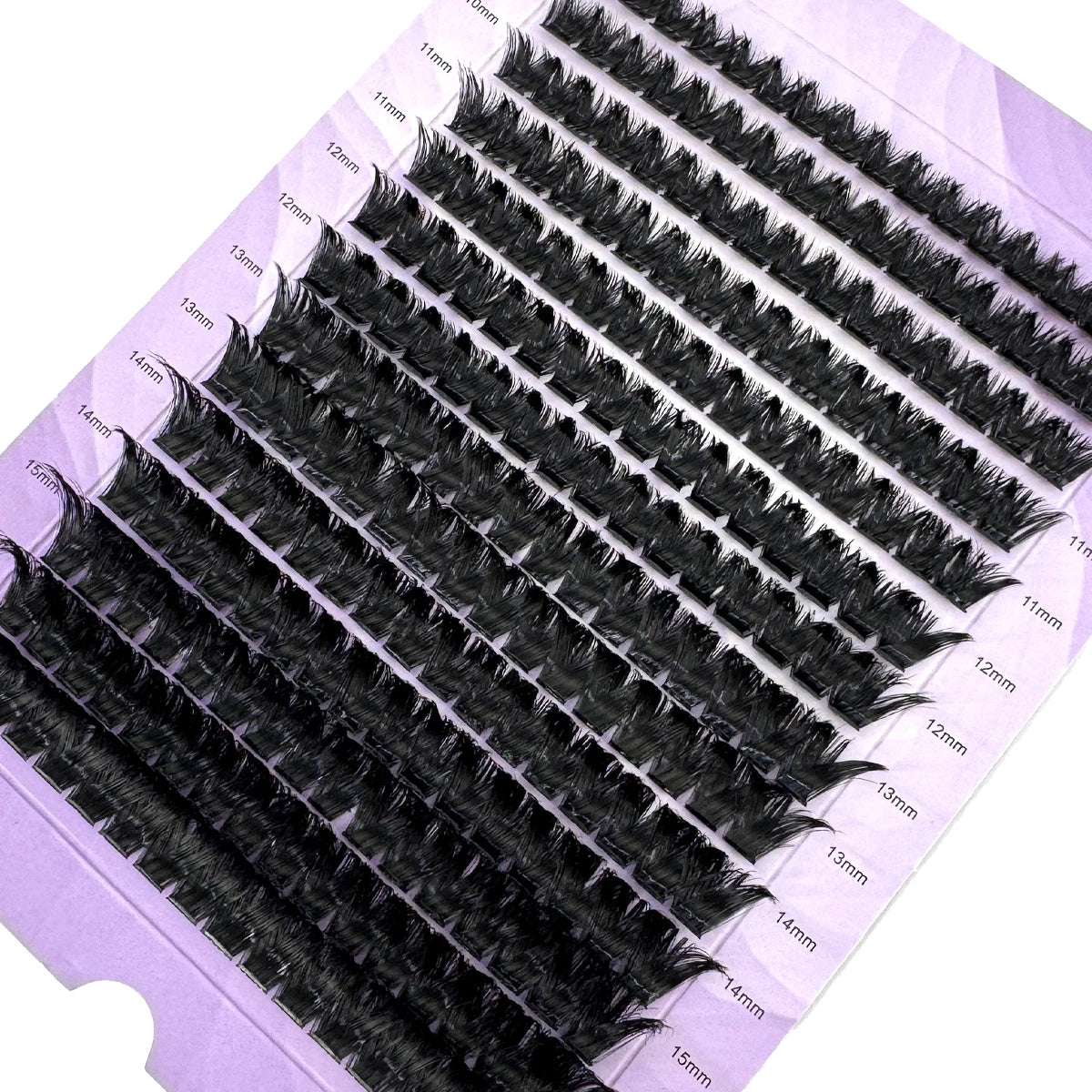 HBZGTLAD 280 paquetes de extensiones de pestañas de visón 3D 60D/80D: pestañas ultrafinas en racimo para hacer tú mismo