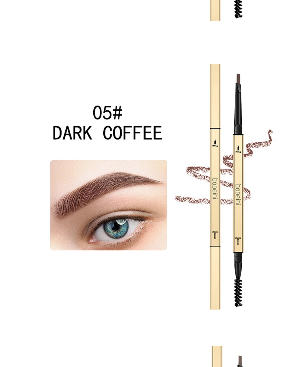 LuxuryGlow Double-Ended Eyebrow Pencil – Waterproof, Long-Lasting & Natural Finish