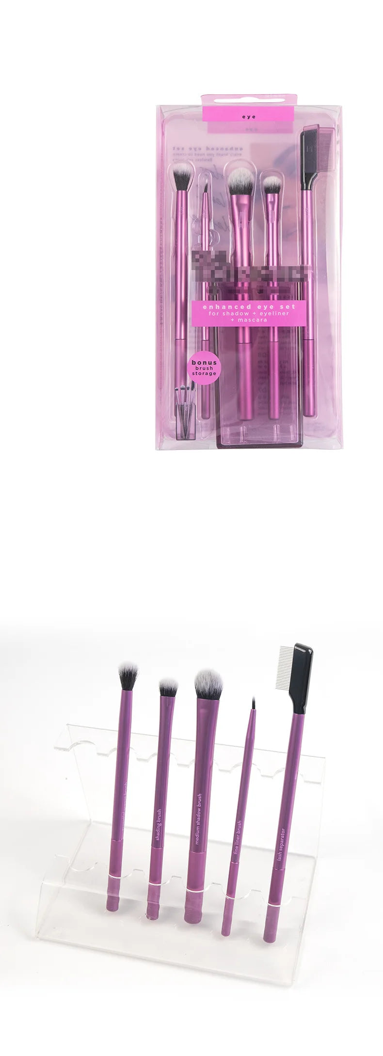 LuxuryGlow Complete Makeup Brush Set with Beauty Blender – Soft Wool Fiber for Face & Eyes
