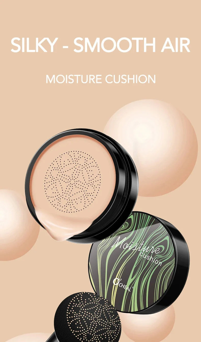 Crema BB Air Cushion de Ocheal: corrector, base y protector solar con esponja de hongo