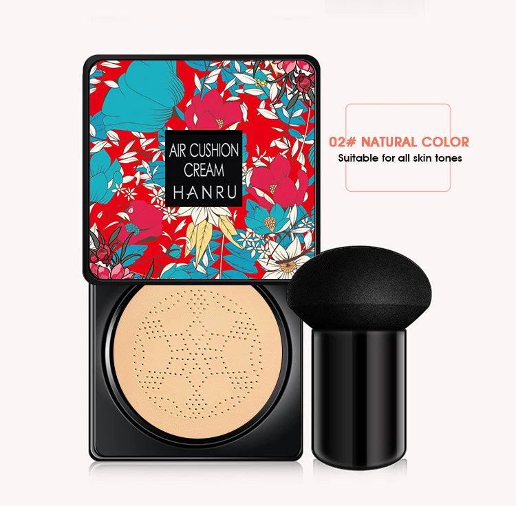 LuxuryGlow Mushroom Air Cushion BB Cream – Moisturizing, Concealing & Long-Lasting