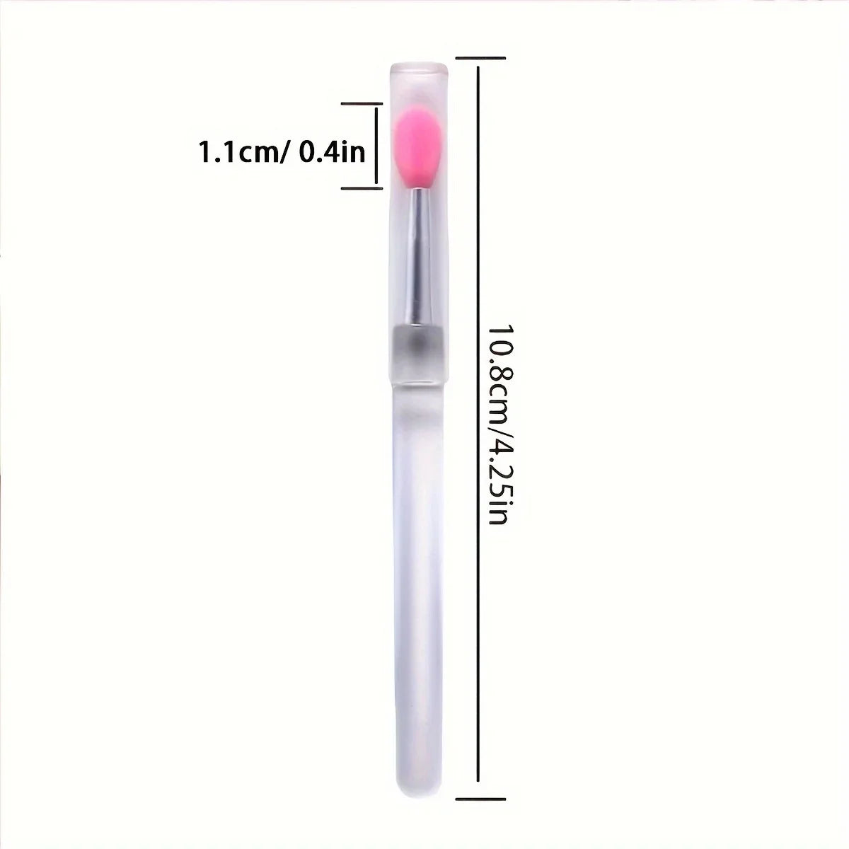 LuxuryGlow 8PCS Silicone Lip Brush Set with Lid – Precise Lip Gloss & Cream Applicator