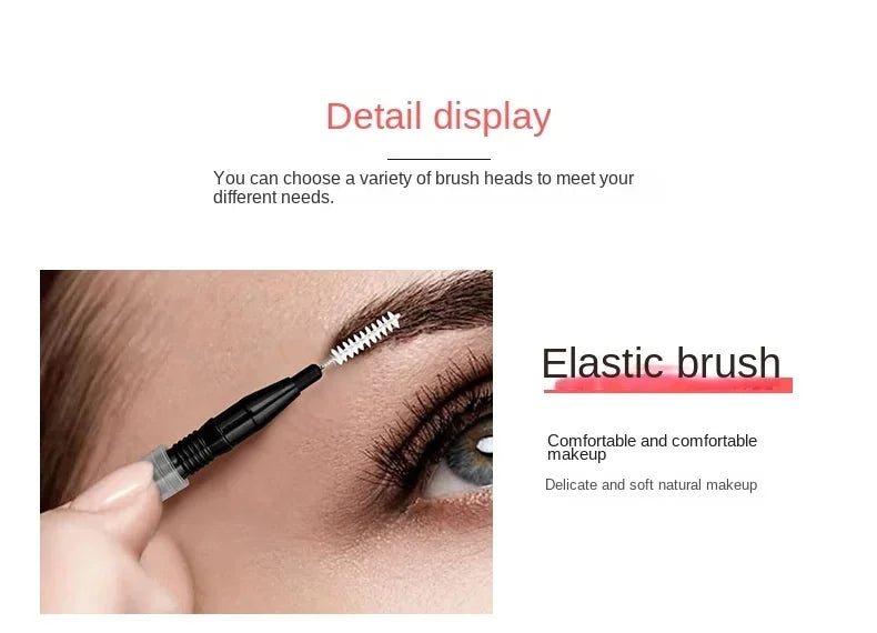 JPNPL 20 minicepillos para cejas y pestañas: aplicadores desechables, flexibles y multiusos