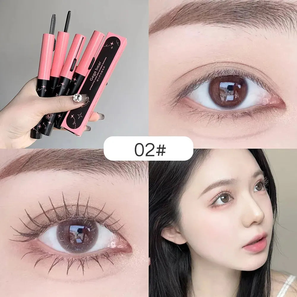 GegeBear Double-Ended Waterproof Mascara & Lash Primer – Long-Lasting, Curling Volume by GegeBear