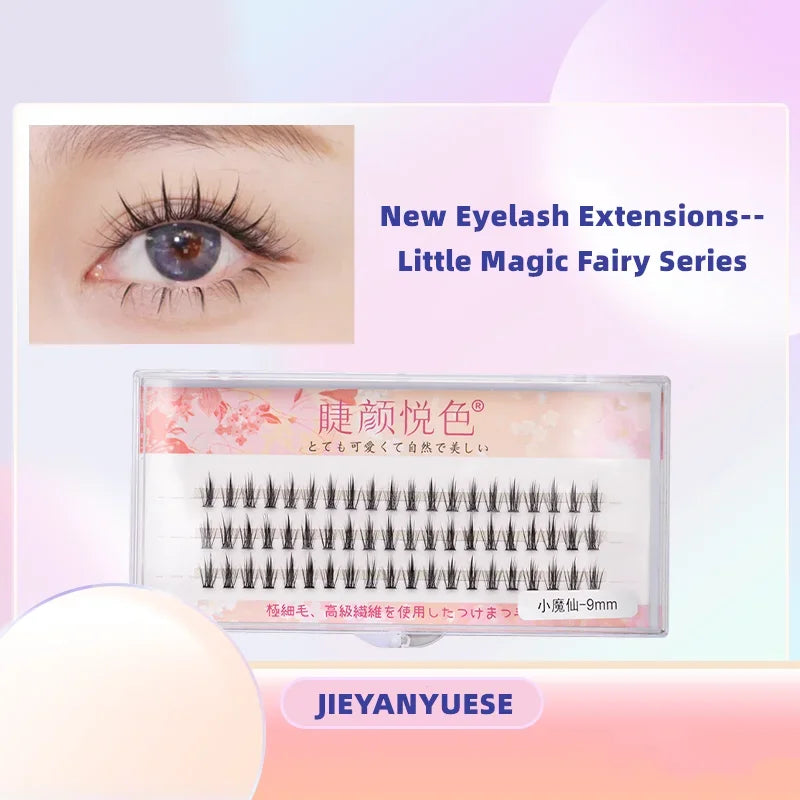 LuxuryGlow XMX Individual Eyelash Extensions – Professional Cluster Lashes for Grafting