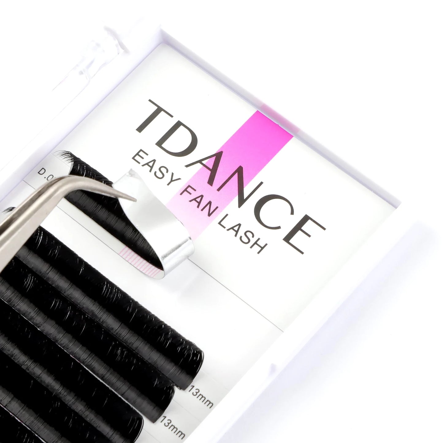 TDANCE Easy Fanning Volume Eyelash Extensions – Self-Blooming Individual Lashes for Fast Application C90