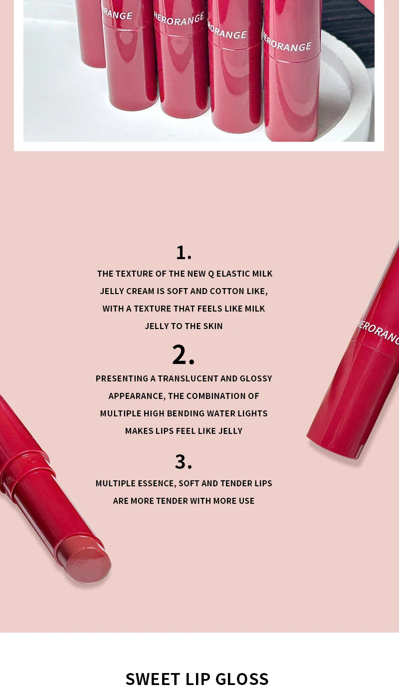HERORANGE High-Shine Lip Gloss – Long Lasting, Mirror Finish & Non-Transfer