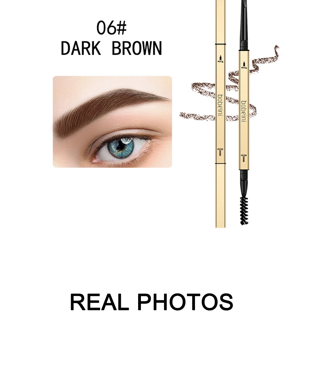 LuxuryGlow Double-Ended Eyebrow Pencil – Waterproof, Long-Lasting & Natural Finish