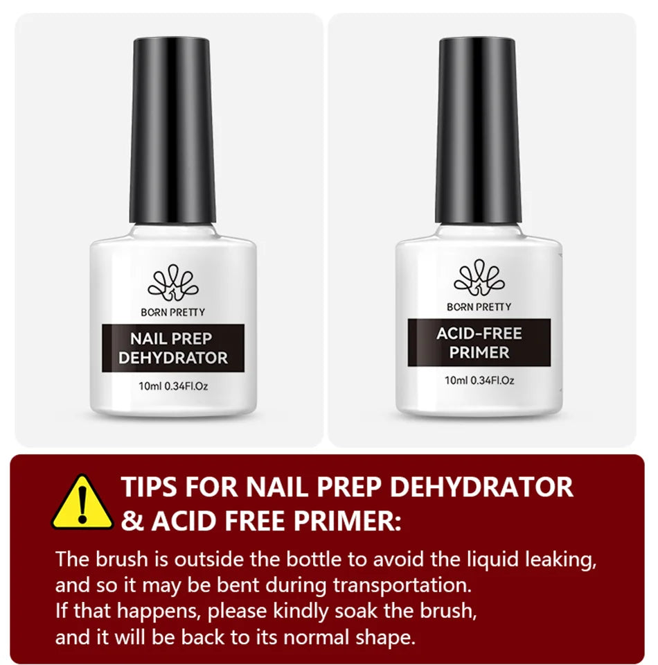 BORN PRETTY 10ml Nail Gel – Base, Top & Rubber Reinforcement Gel for UV/LED