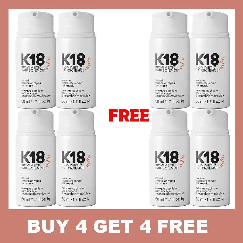 Jaysuing K18 Leave-In Repair Hair Mask – 50ML Conditioner for Dry & Damaged Hair (4-Minute Treatment)