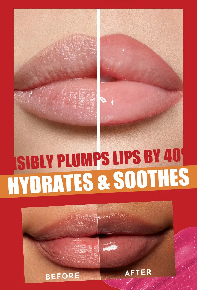 MLSMILE Set de 3 aceites labiales hidratantes con fragancia frutal: hidratantes y brillantes